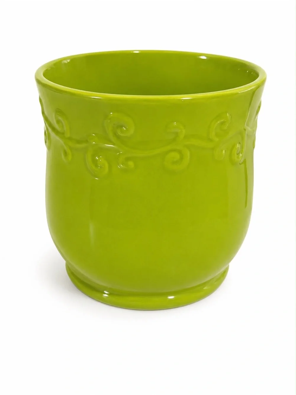 Bright Green Ceramic Serving Bowl by